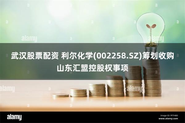 武汉股票配资 利尔化学(002258.SZ)筹划收购山东汇盟控股权事项